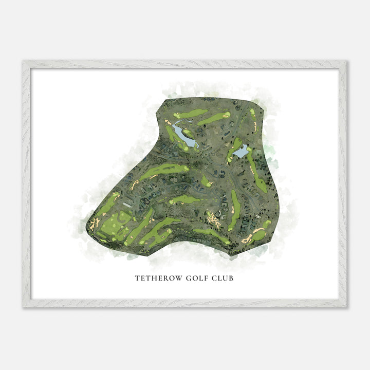 Print of Tetherow Golf Club Classic Map