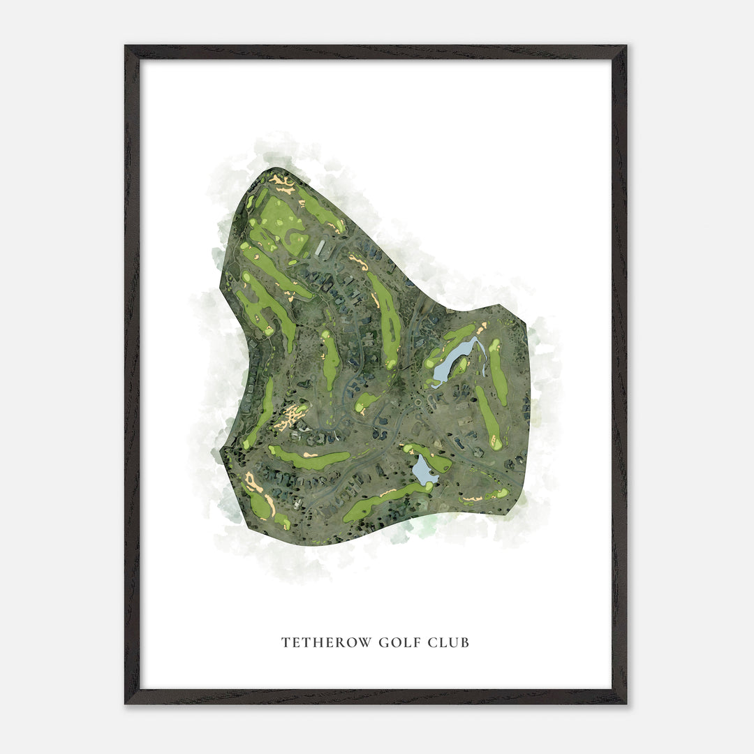 Print of Tetherow Golf Club Classic Map