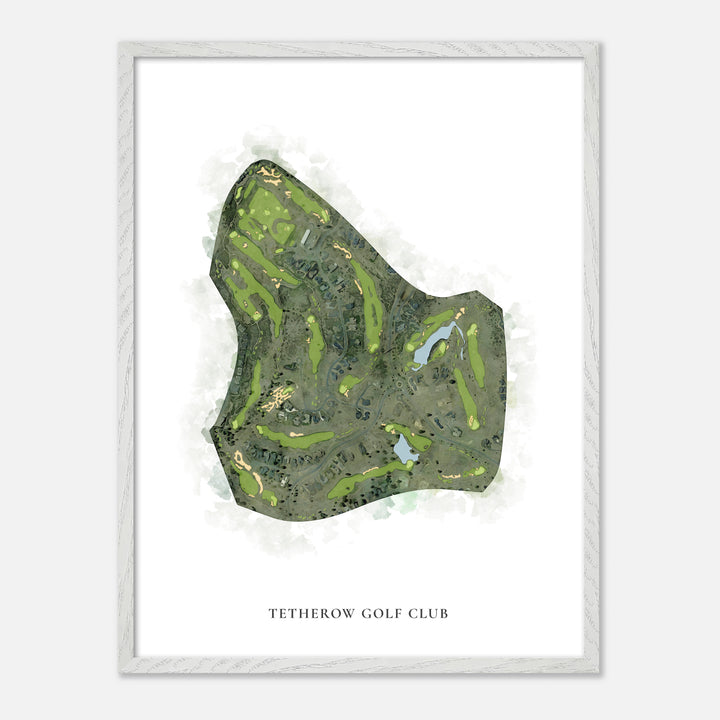 Print of Tetherow Golf Club Classic Map