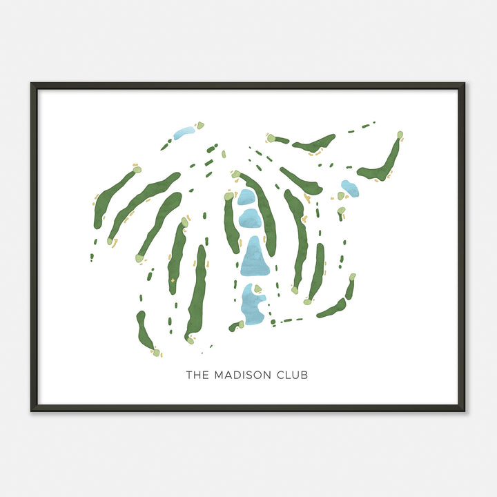 Print of The Madison Club Modern Map