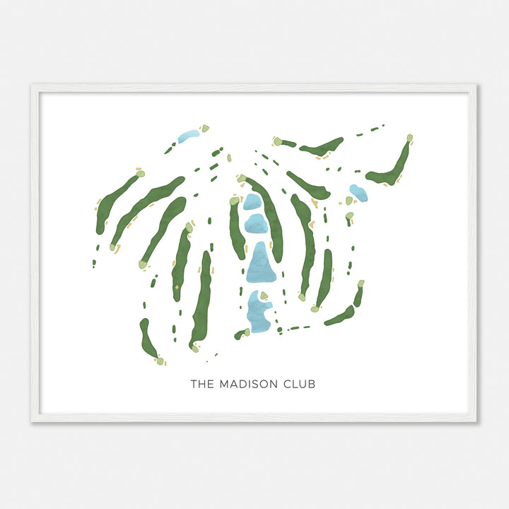 Print of The Madison Club Modern Map