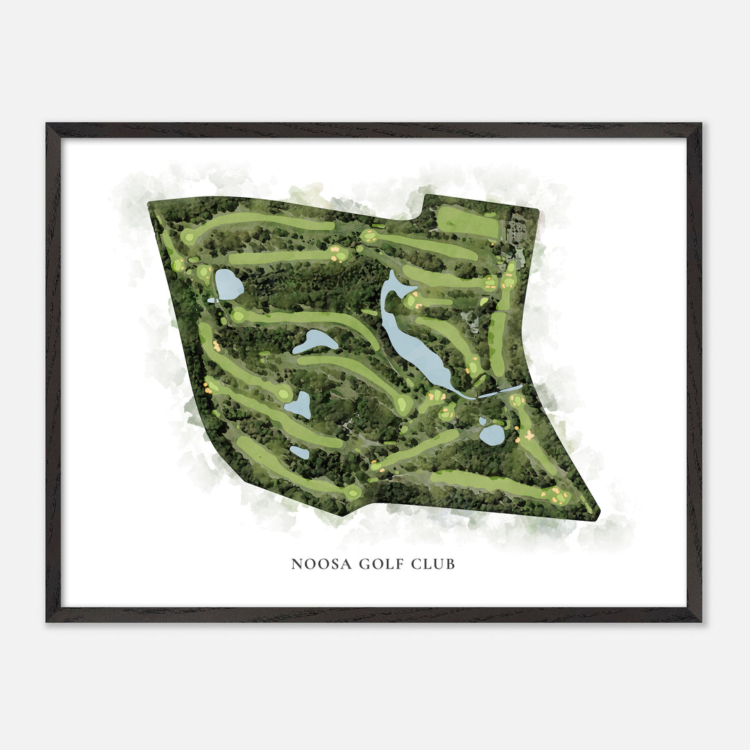 Print of Noosa Golf Club Classic Map