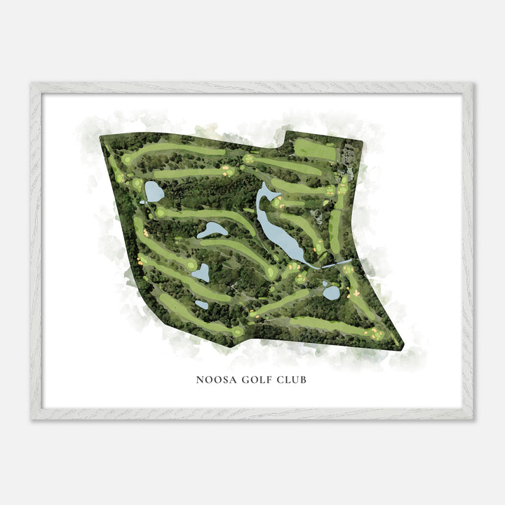 Print of Noosa Golf Club Classic Map