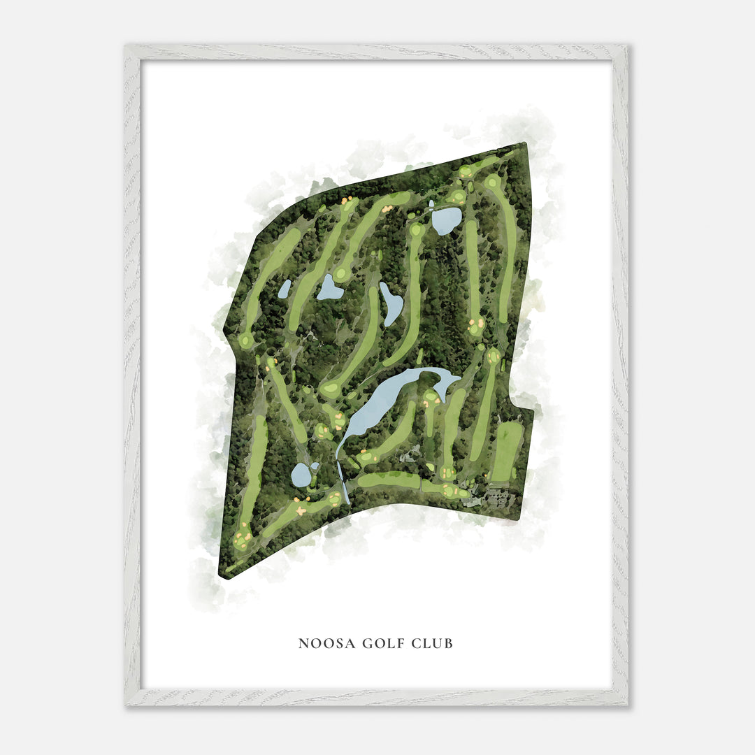 Print of Noosa Golf Club Classic Map