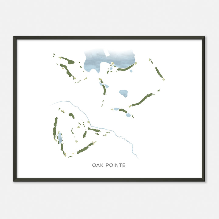 Print of Oak Pointe Modern Map