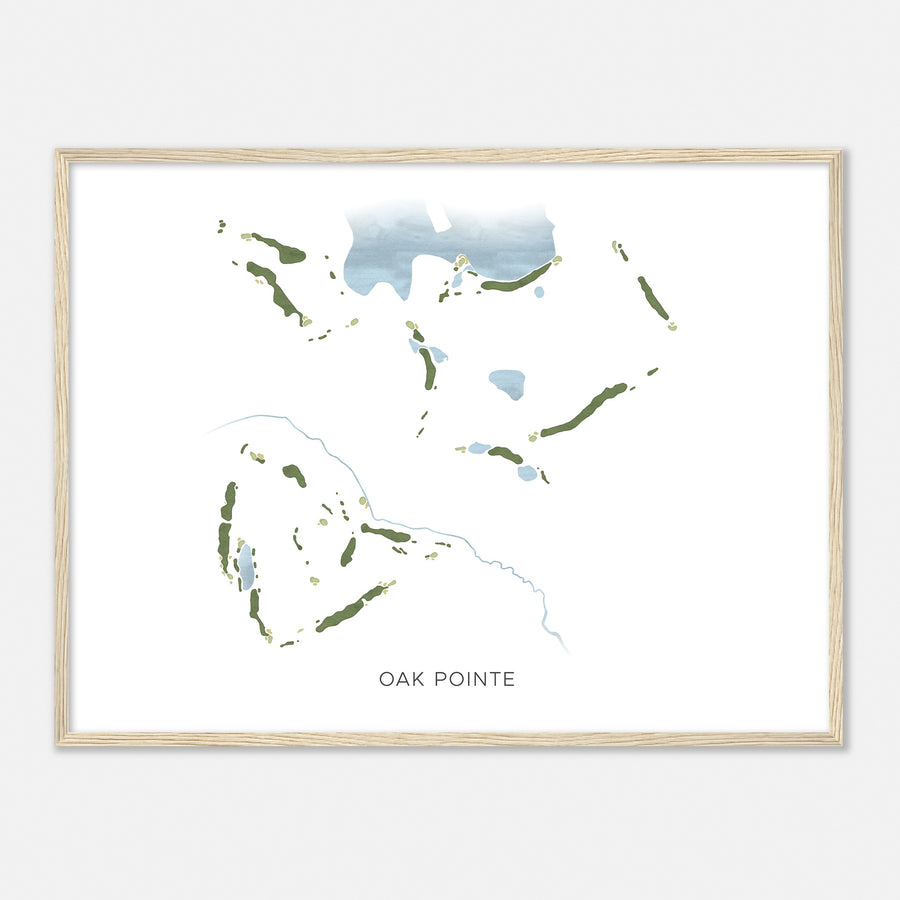 Print of Oak Pointe Modern Map