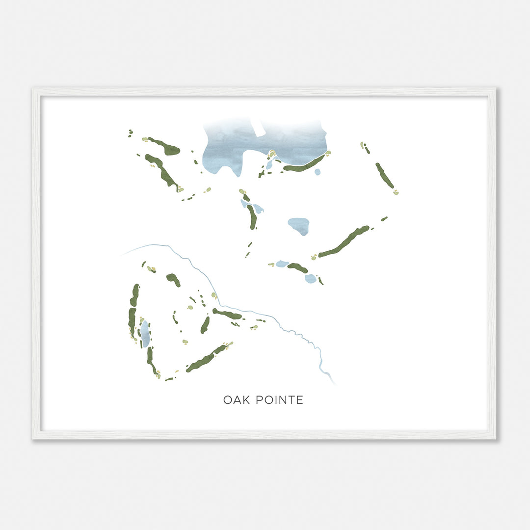 Print of Oak Pointe Modern Map
