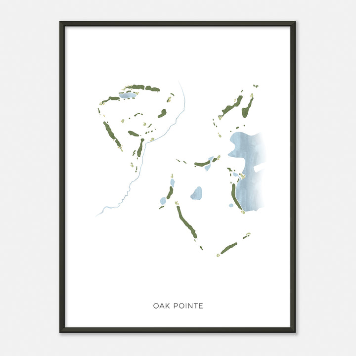 Print of Oak Pointe Modern Map