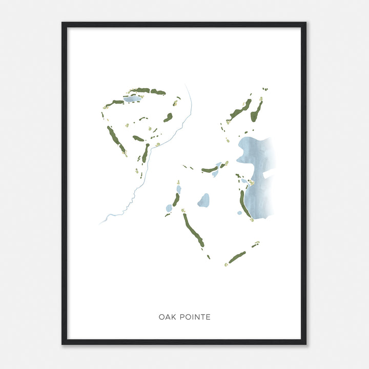 Print of Oak Pointe Modern Map
