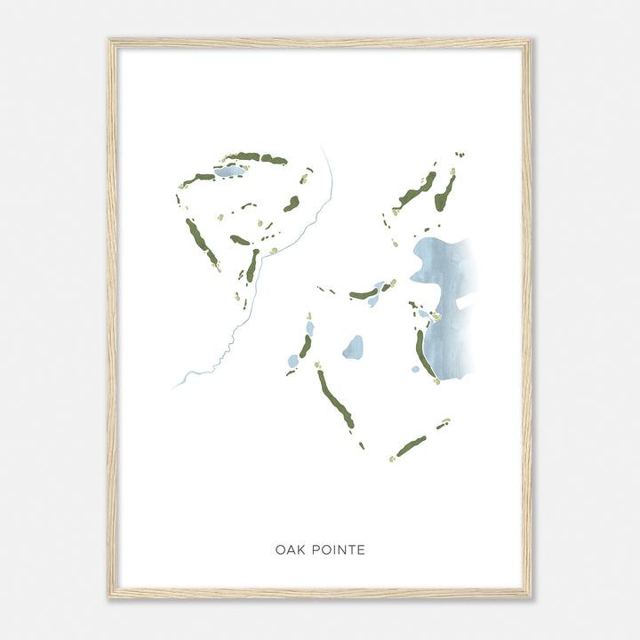 Print of Oak Pointe Modern Map