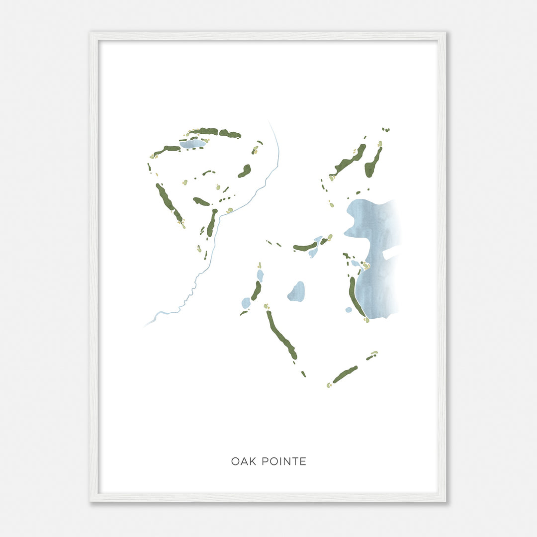 Print of Oak Pointe Modern Map