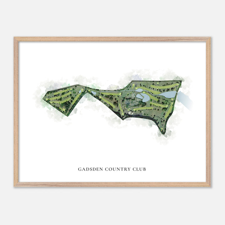 Print of Gadsden Country Club Classic Map