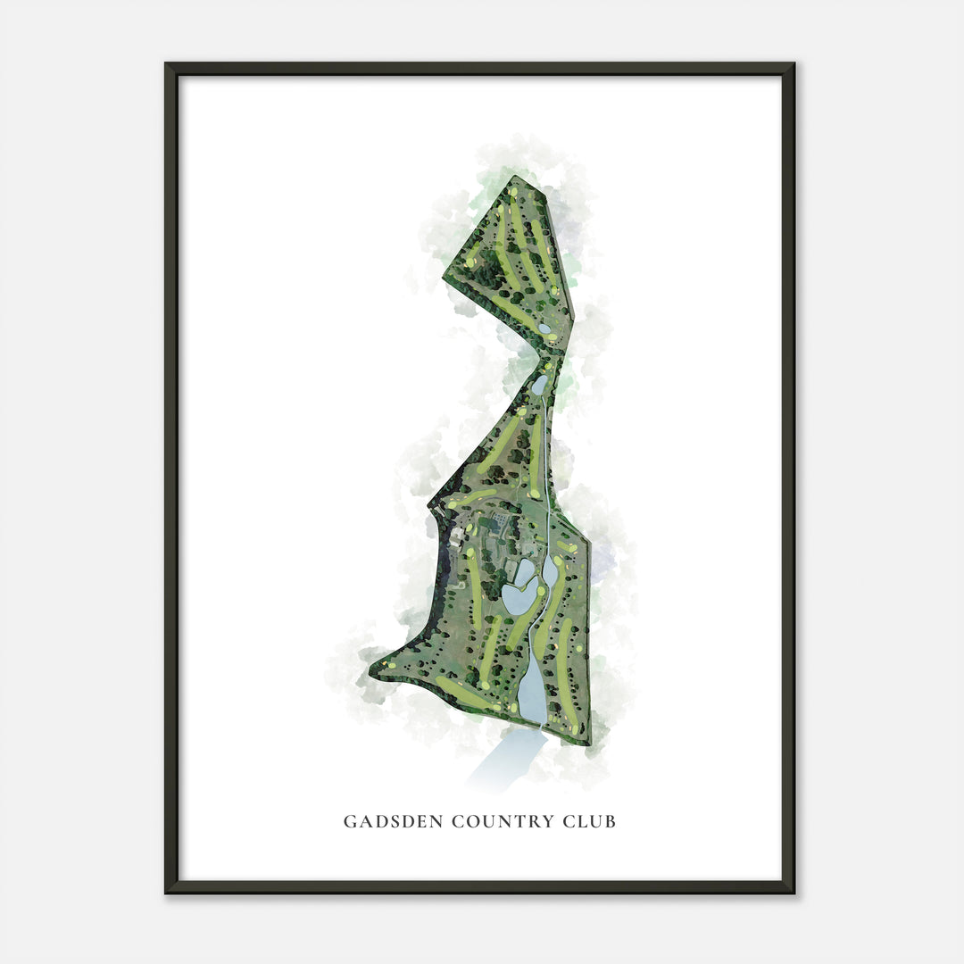 Print of Gadsden Country Club Classic Map