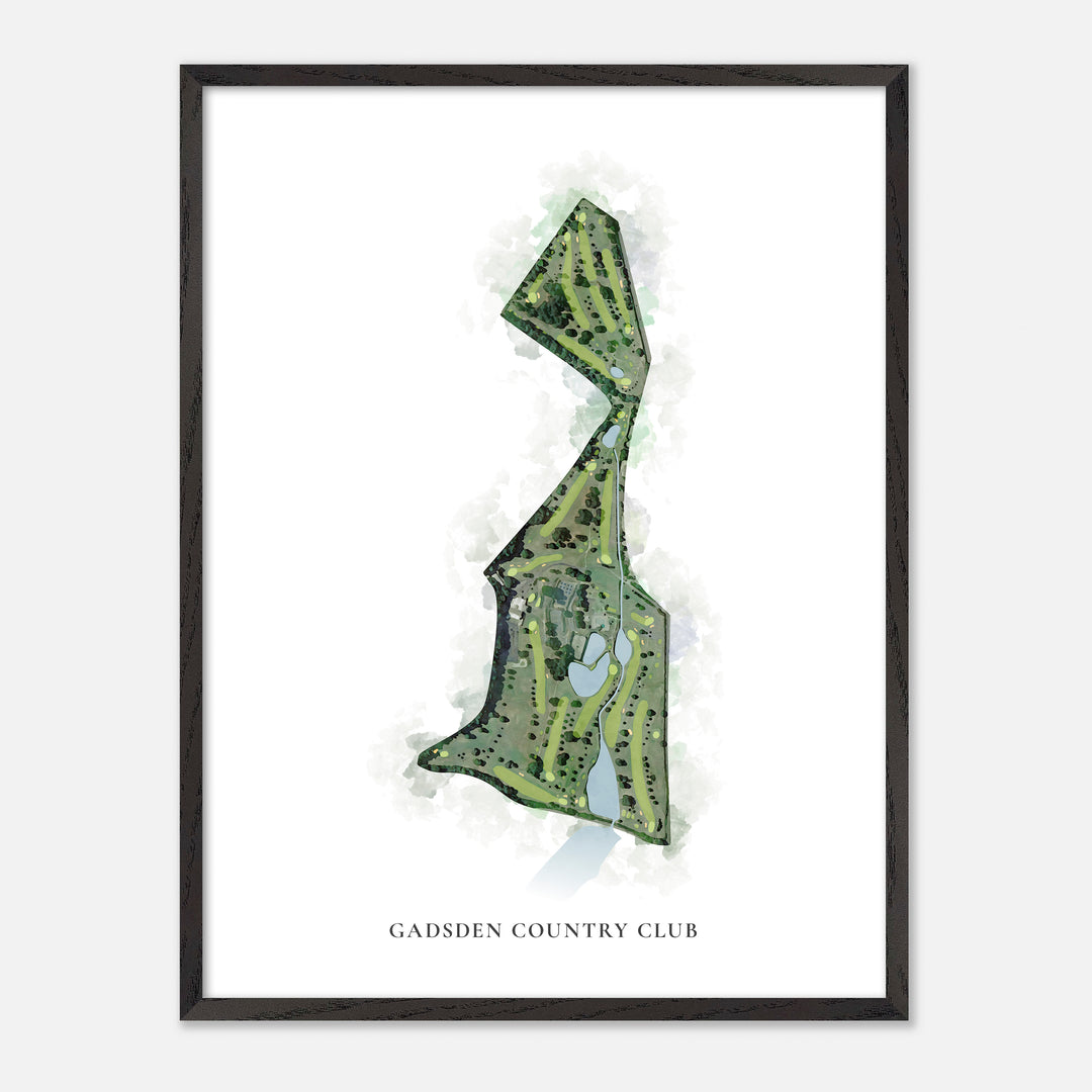 Print of Gadsden Country Club Classic Map