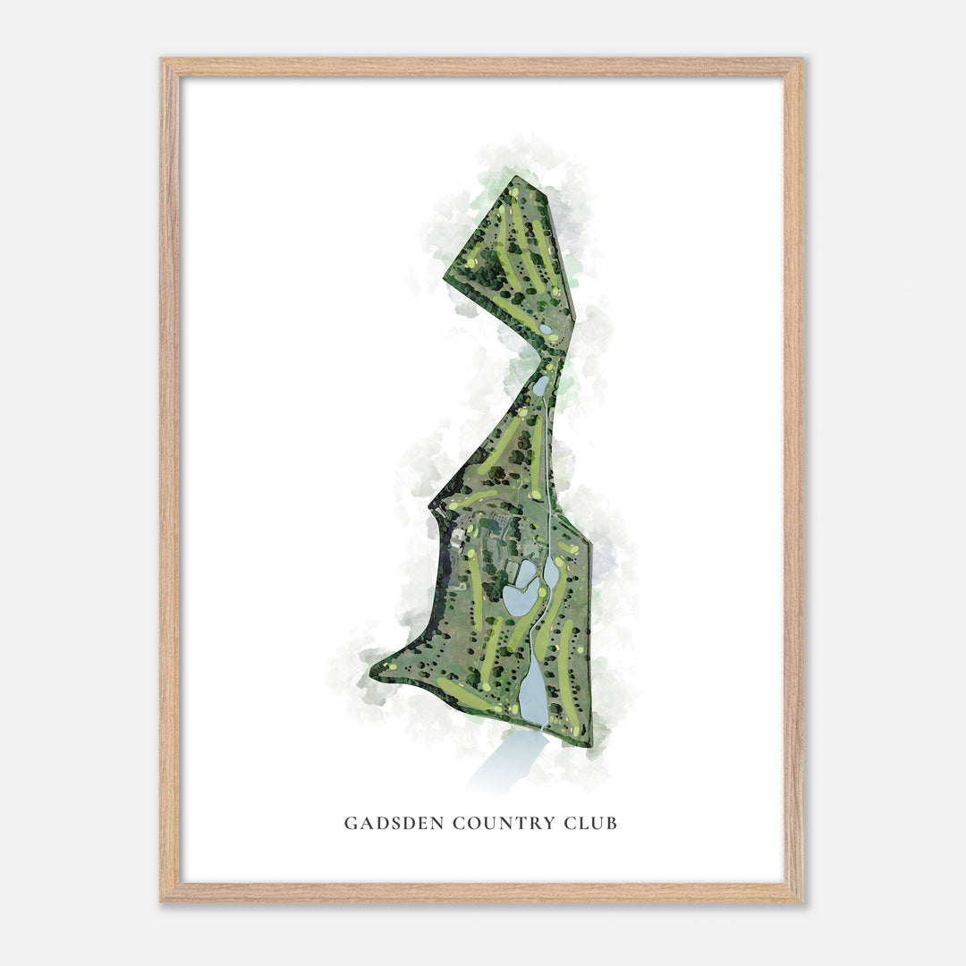 Print of Gadsden Country Club Classic Map