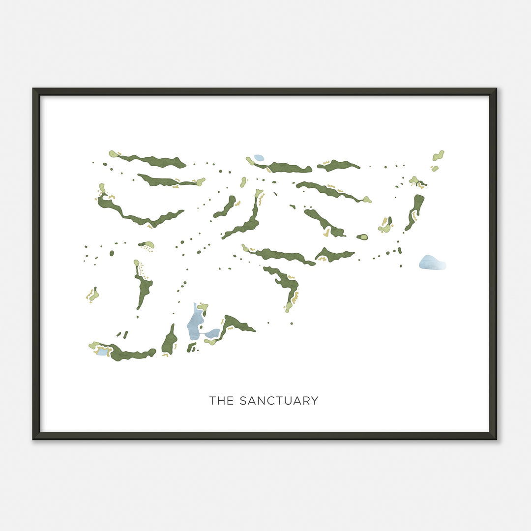 Print of The Sanctuary Modern Map