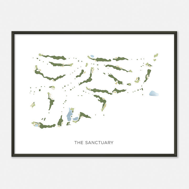 Print of The Sanctuary Modern Map