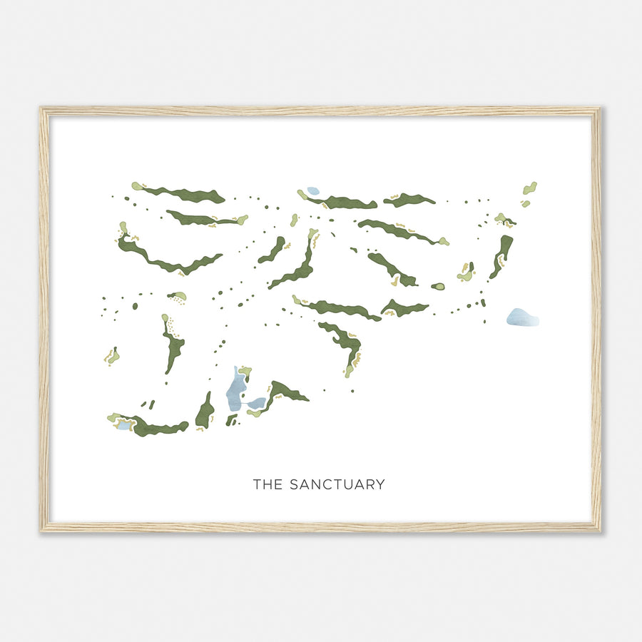 Print of The Sanctuary Modern Map