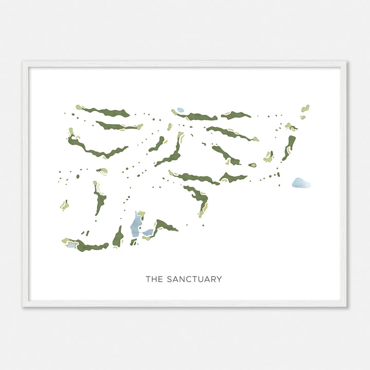 Print of The Sanctuary Modern Map