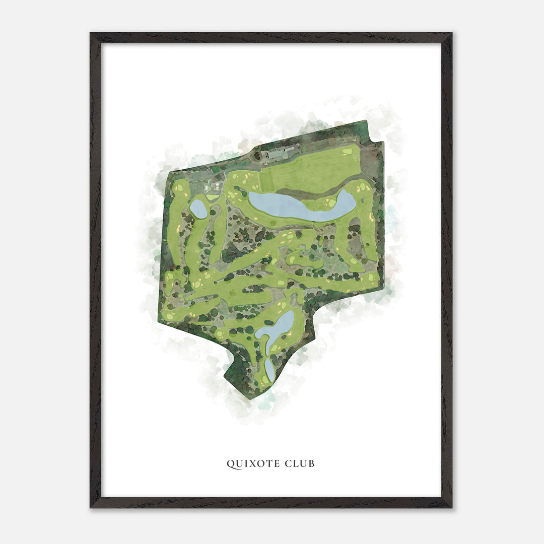 Print of Quixote Club Classic Map