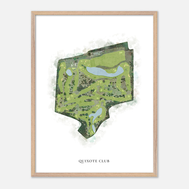 Print of Quixote Club Classic Map