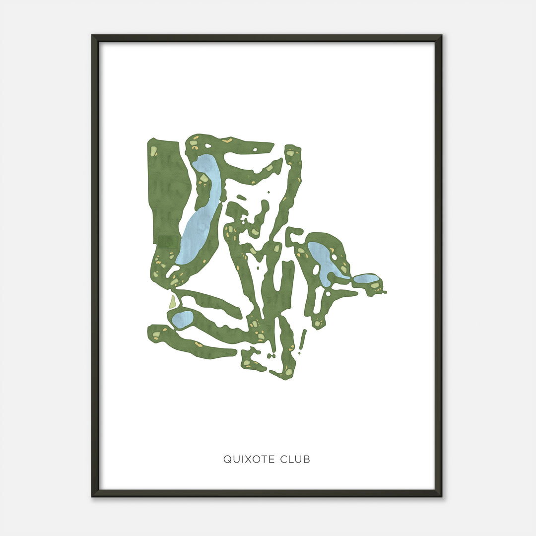Print of Quixote Club Modern Map