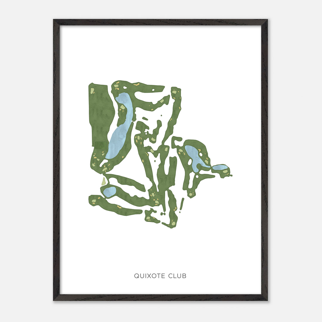 Print of Quixote Club Modern Map