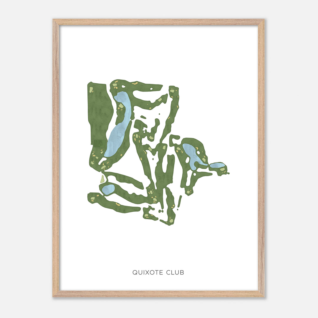 Print of Quixote Club Modern Map