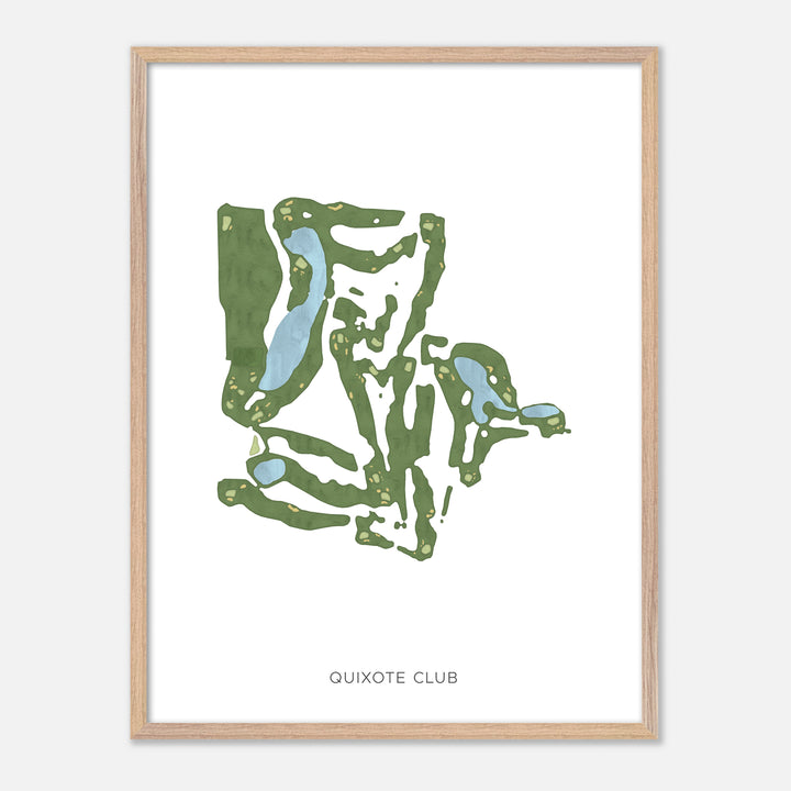 Print of Quixote Club Modern Map