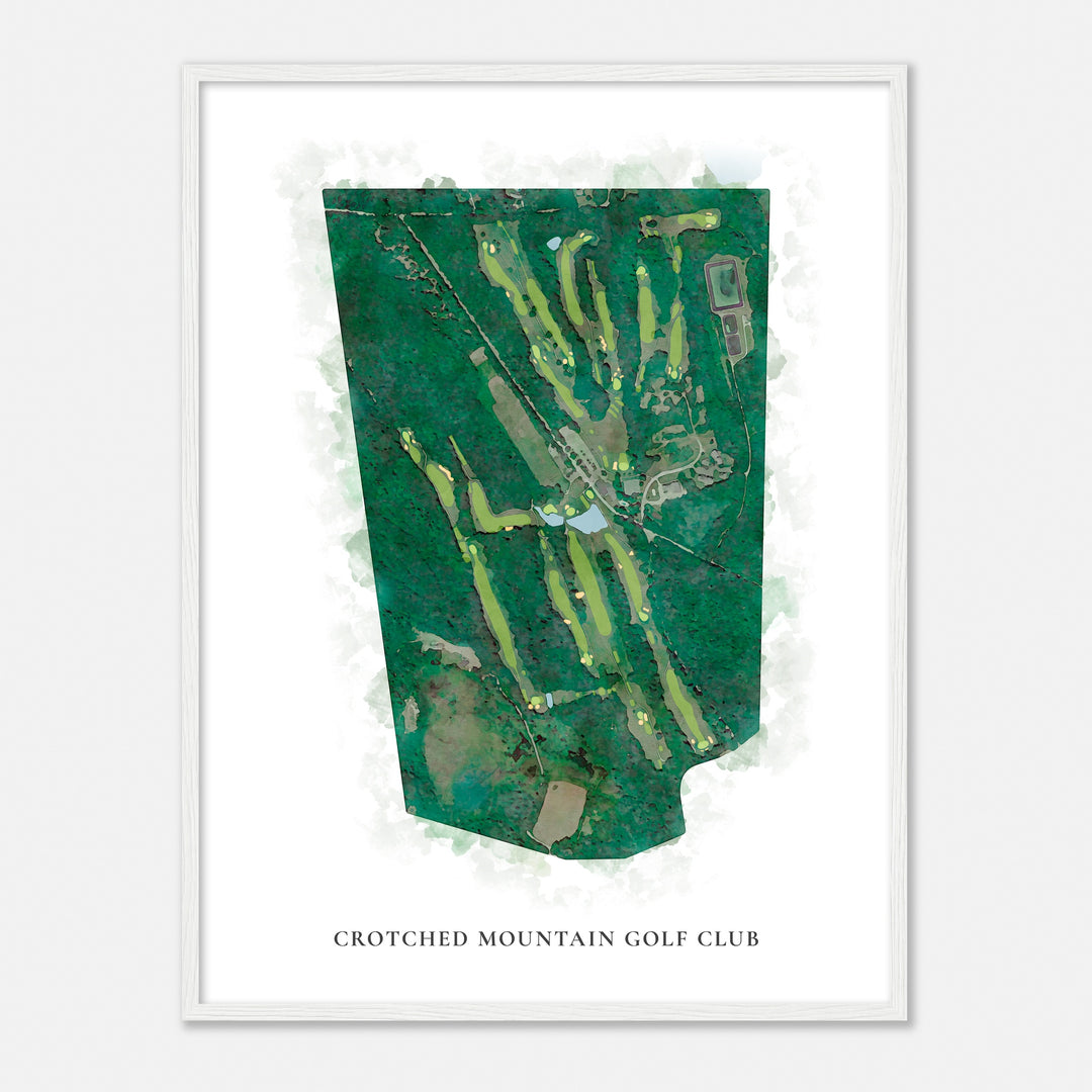 Print of Crotched Mountain Golf Club Classic Map