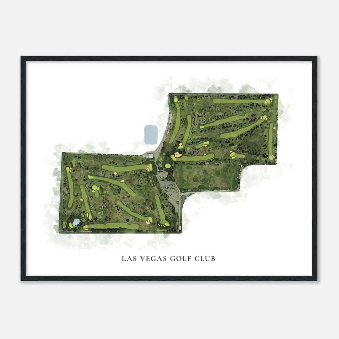 Print of Las Vegas Golf Club Classic Map