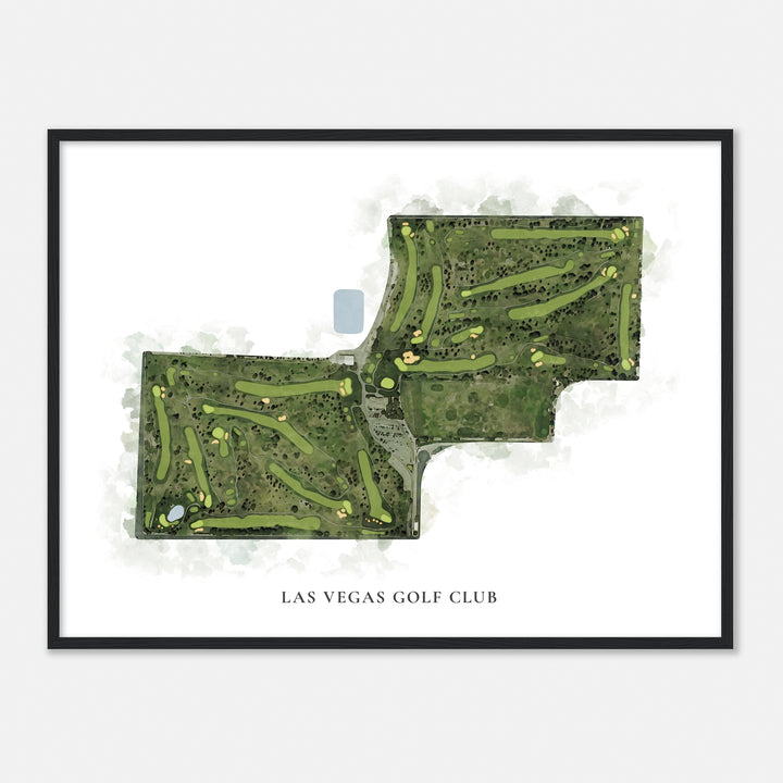 Print of Las Vegas Golf Club Classic Map