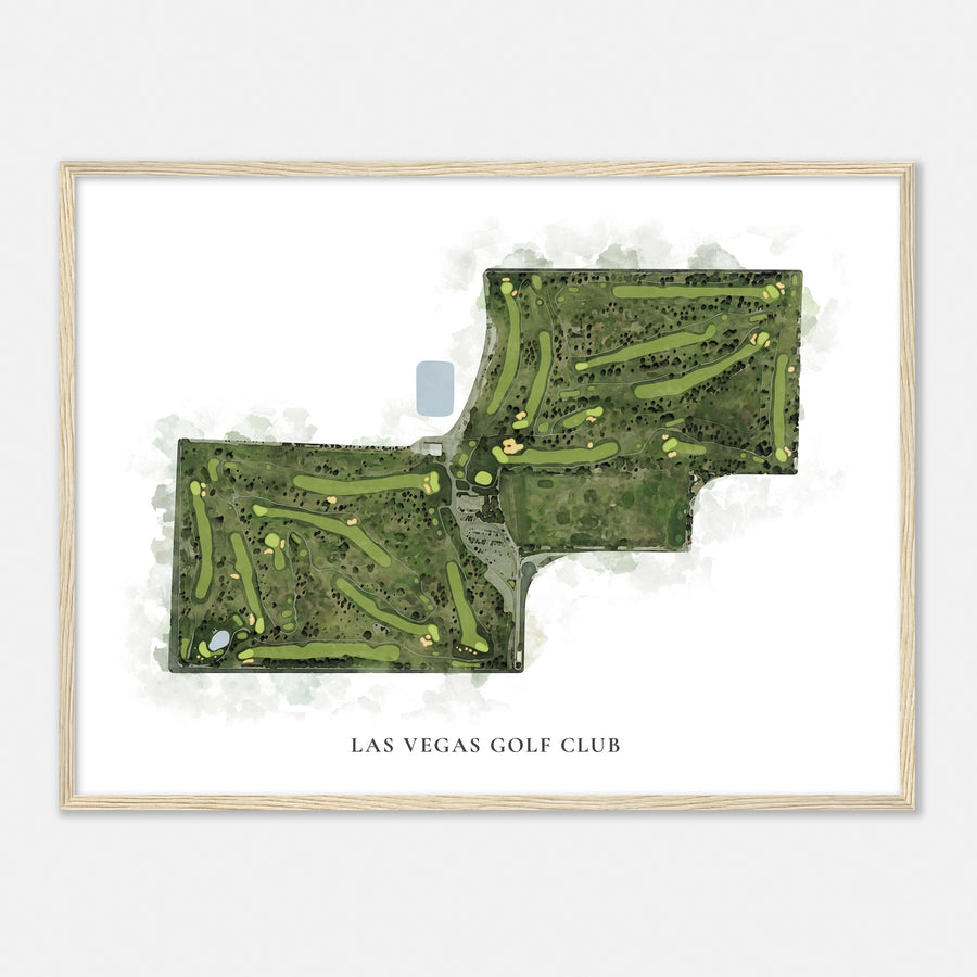 Print of Las Vegas Golf Club Classic Map