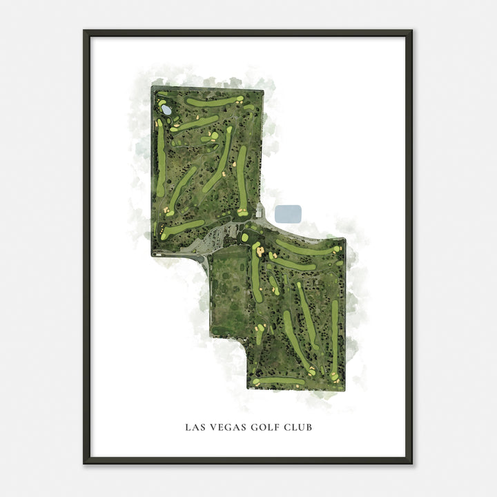 Print of Las Vegas Golf Club Classic Map