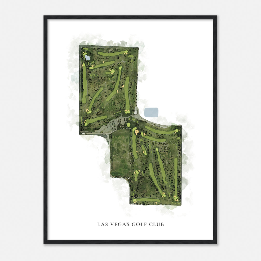 Print of Las Vegas Golf Club Classic Map
