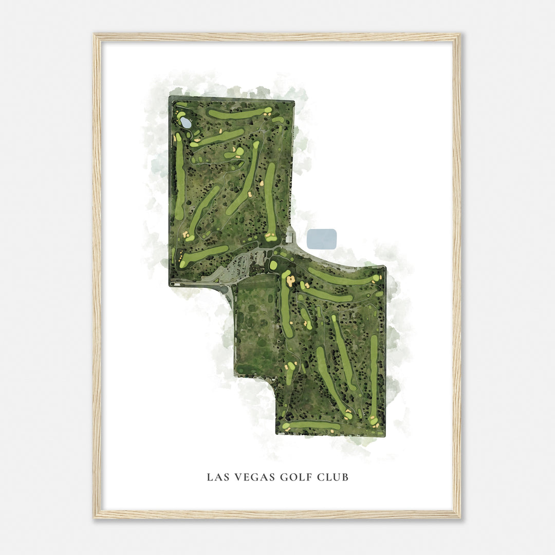Print of Las Vegas Golf Club Classic Map