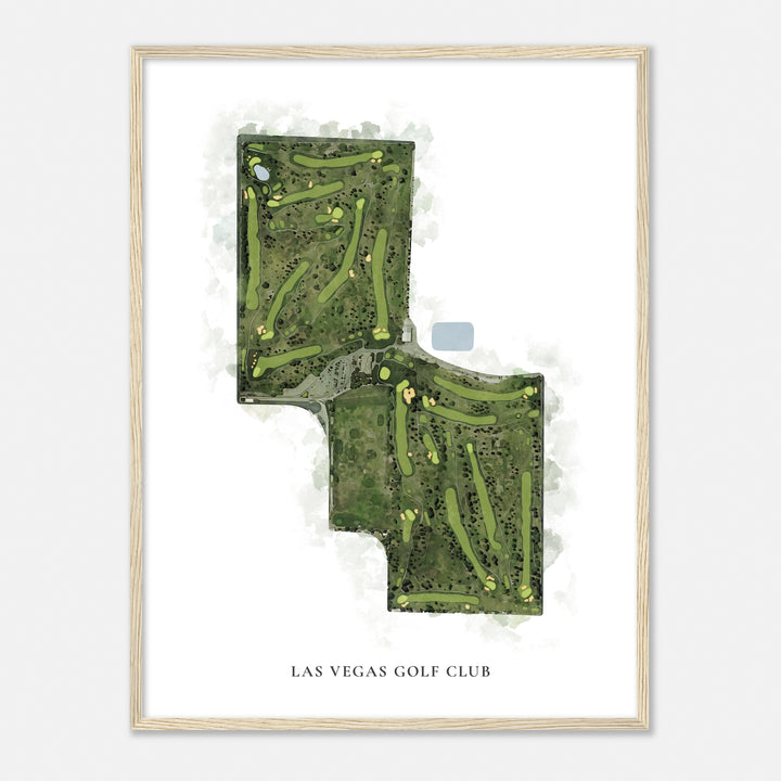 Print of Las Vegas Golf Club Classic Map