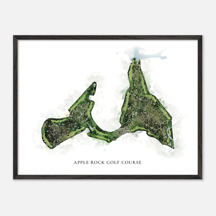 Print of Apple Rock Golf Course Classic Map