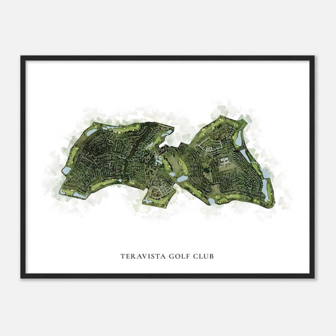 Print of Teravista Golf Club Classic Map