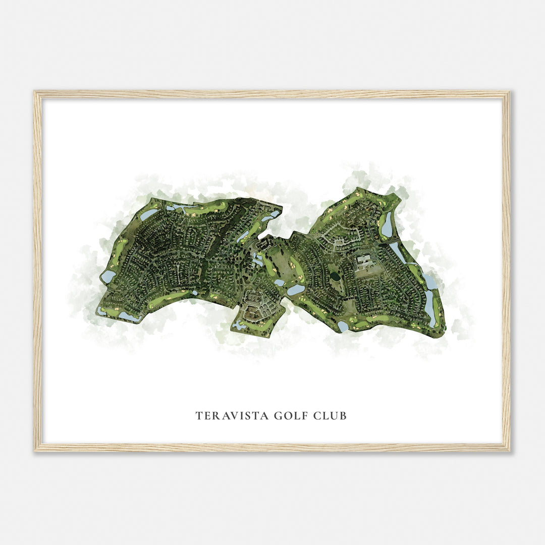 Print of Teravista Golf Club Classic Map