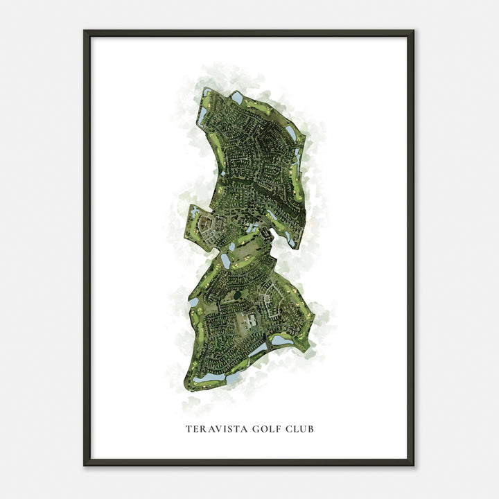 Print of Teravista Golf Club Classic Map