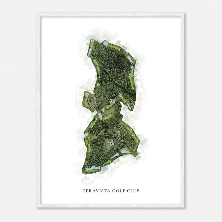 Print of Teravista Golf Club Classic Map