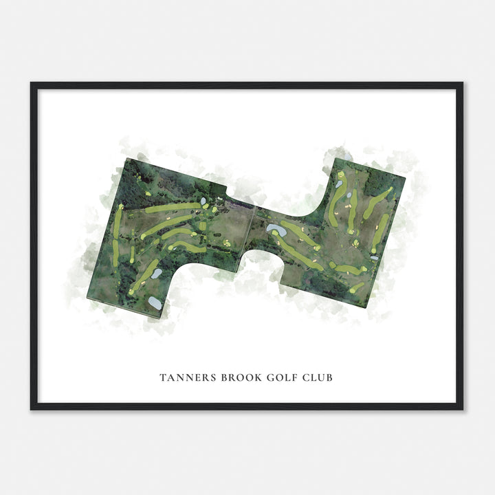 Print of Tanners Brook Golf Club Classic Map