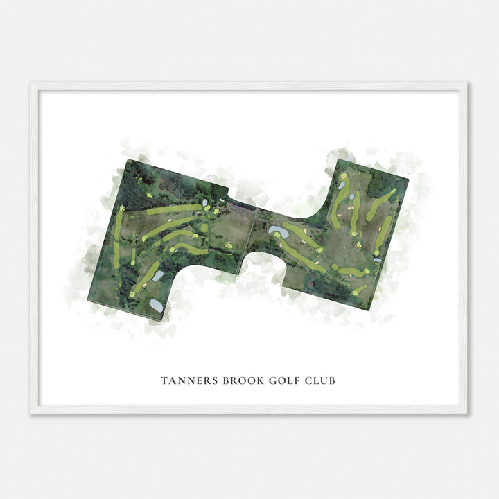 Print of Tanners Brook Golf Club Classic Map