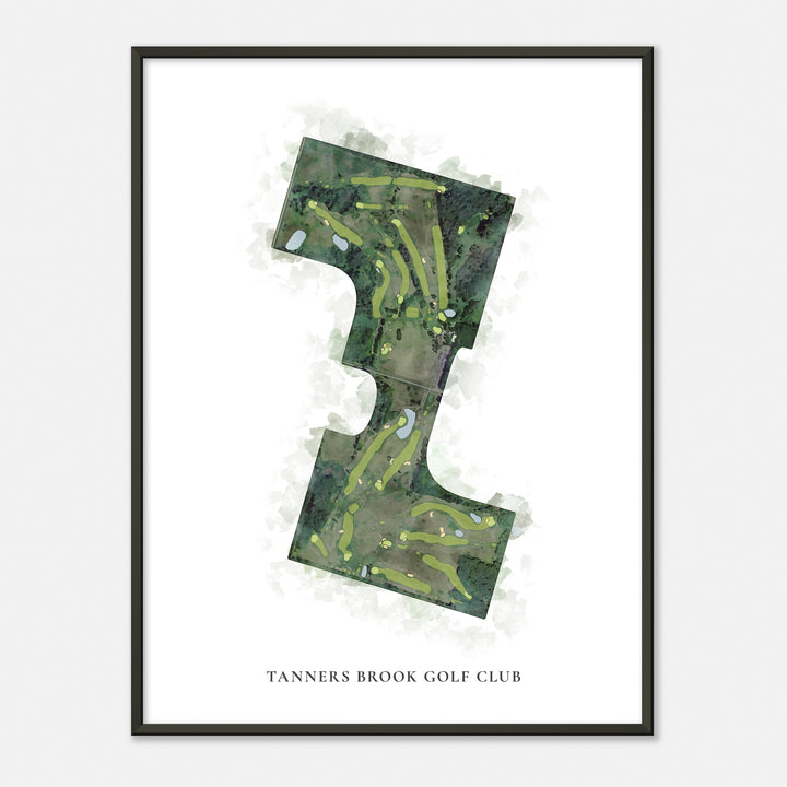 Print of Tanners Brook Golf Club Classic Map