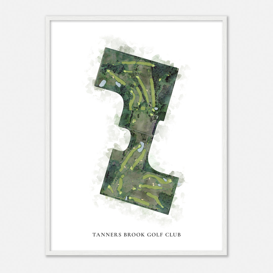 Print of Tanners Brook Golf Club Classic Map