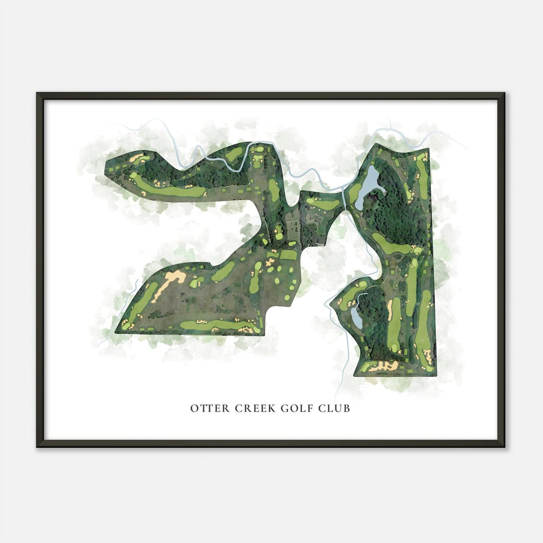 Print of Otter Creek Golf Club Classic Map