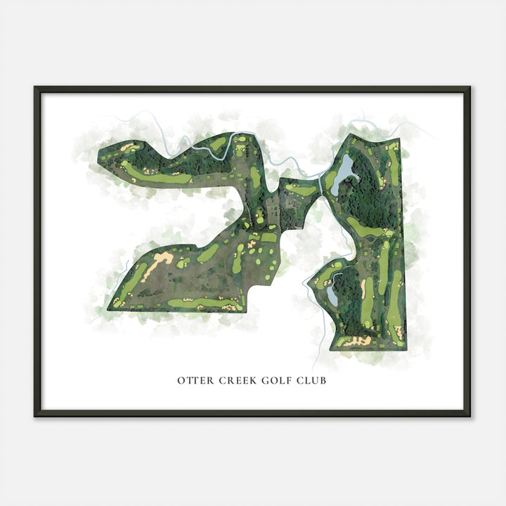 Print of Otter Creek Golf Club Classic Map