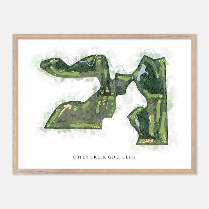 Print of Otter Creek Golf Club Classic Map