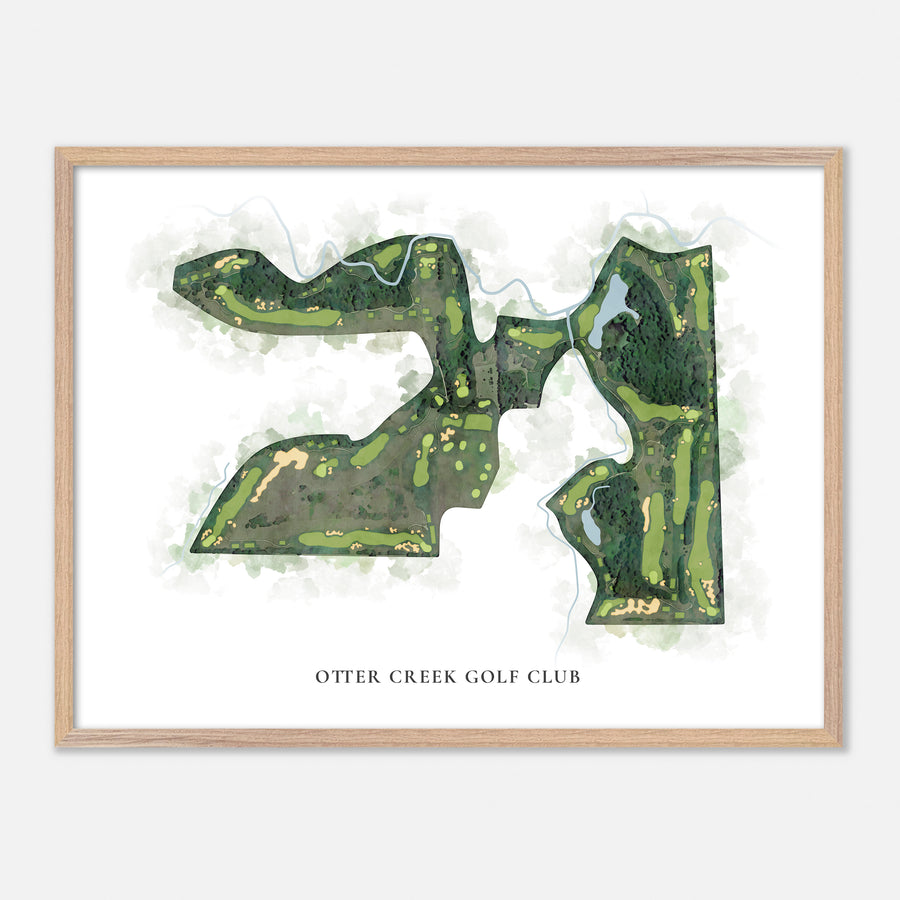 Print of Otter Creek Golf Club Classic Map
